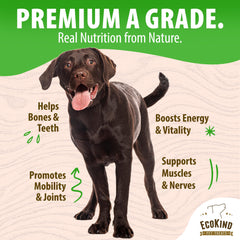 Durability-focused shot of EcoKind elk antler chew for tough chewers.