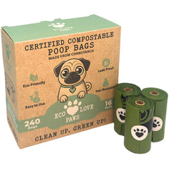 EcoLove Paws packaging shown in a recyclable kraft box for easy, plastic-free storage.