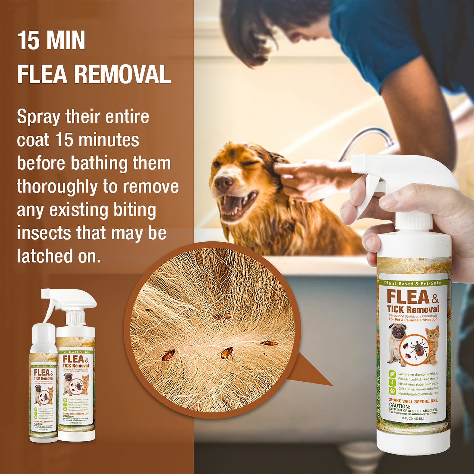 EcoVenger used on pet bedding and carpets to deter pests.