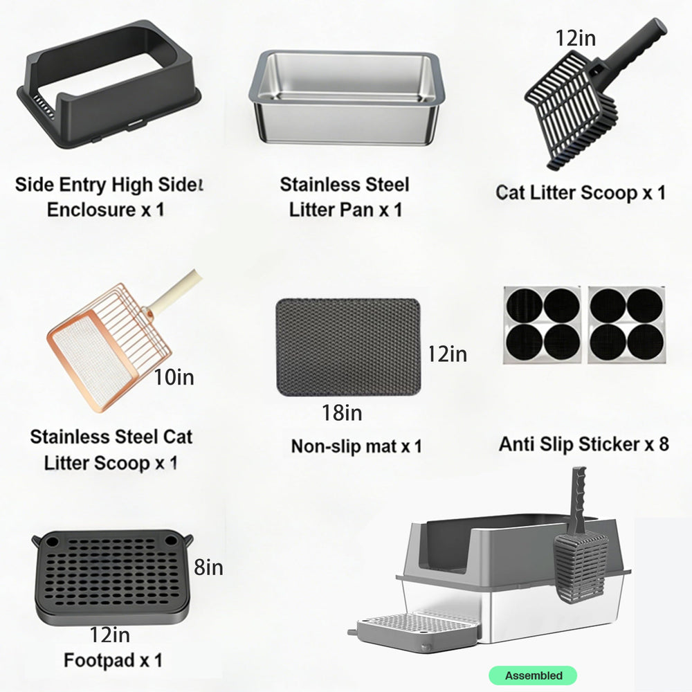 Ecsdsvsd XL stainless steel close up shows durable easy clean surface.
