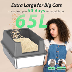 Ecsdsvsd XXXXL 65L capacity large capacity for less frequent refills.