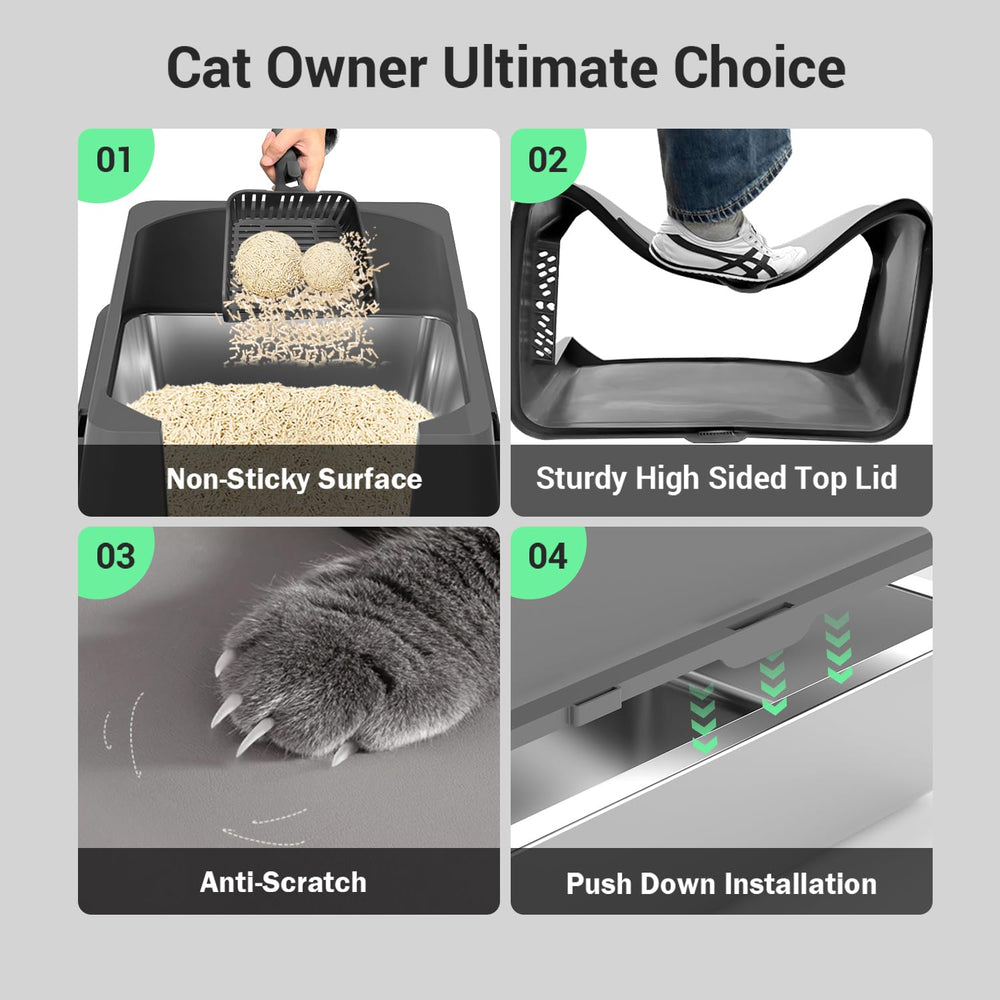 Ecsdsvsd XXXXL durable stainless steel surface scratch-resistant and easy to clean.