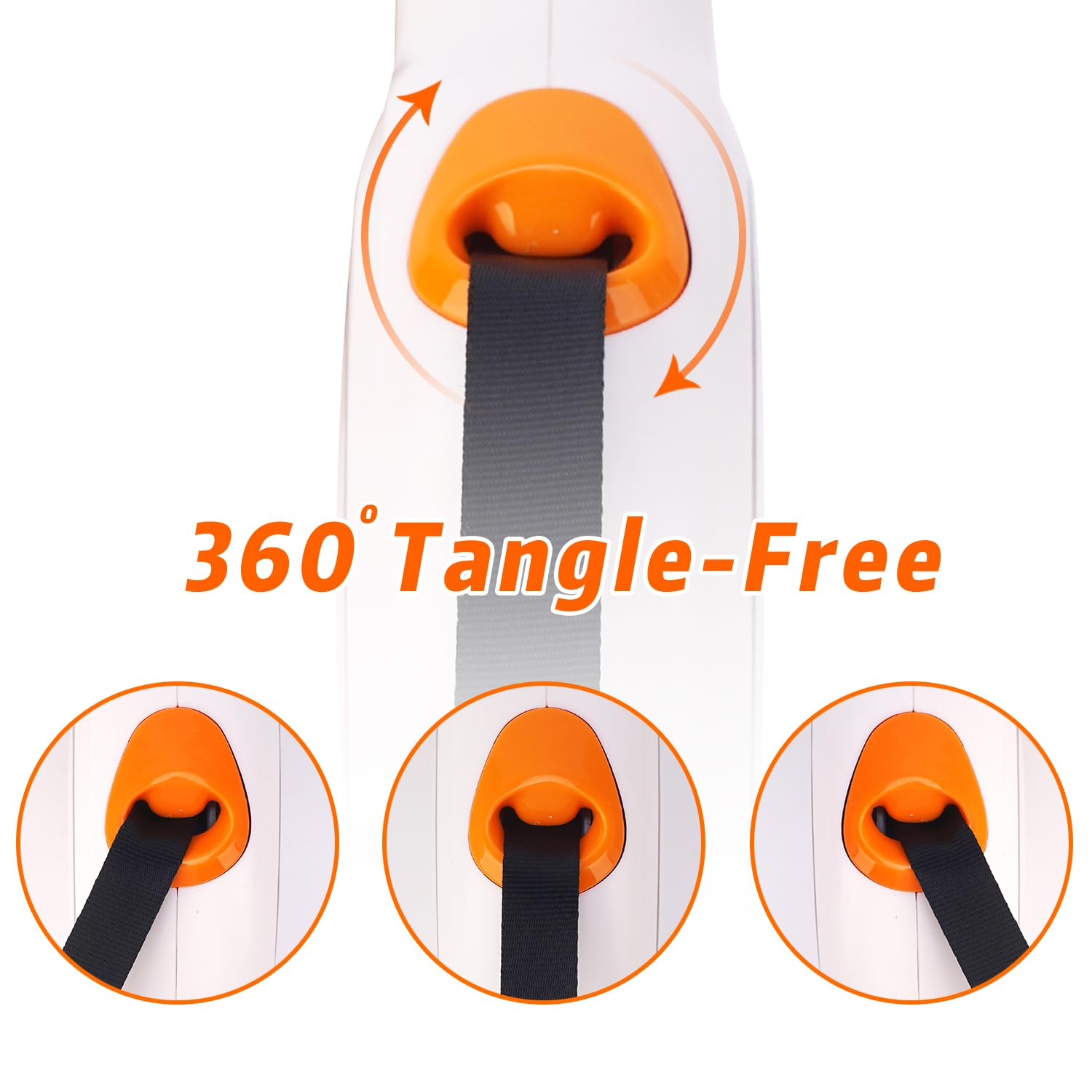 EC.TEAK retractable leash supports dogs up to 110 lbs for versatile outings.