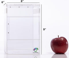 EctoTherm Jumping Spider Enclosure top view emphasizes easy maintenance and airflow.