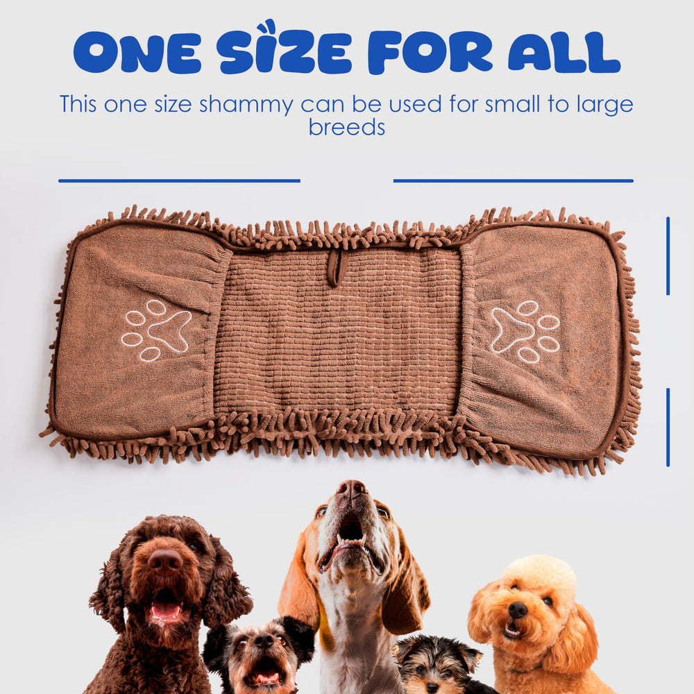 EDENATURE Dog Towel microfiber machine washable for easy care and longevity