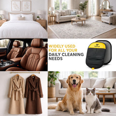 EdgeForge car seat pet hair glove removing dog fur from upholstery.