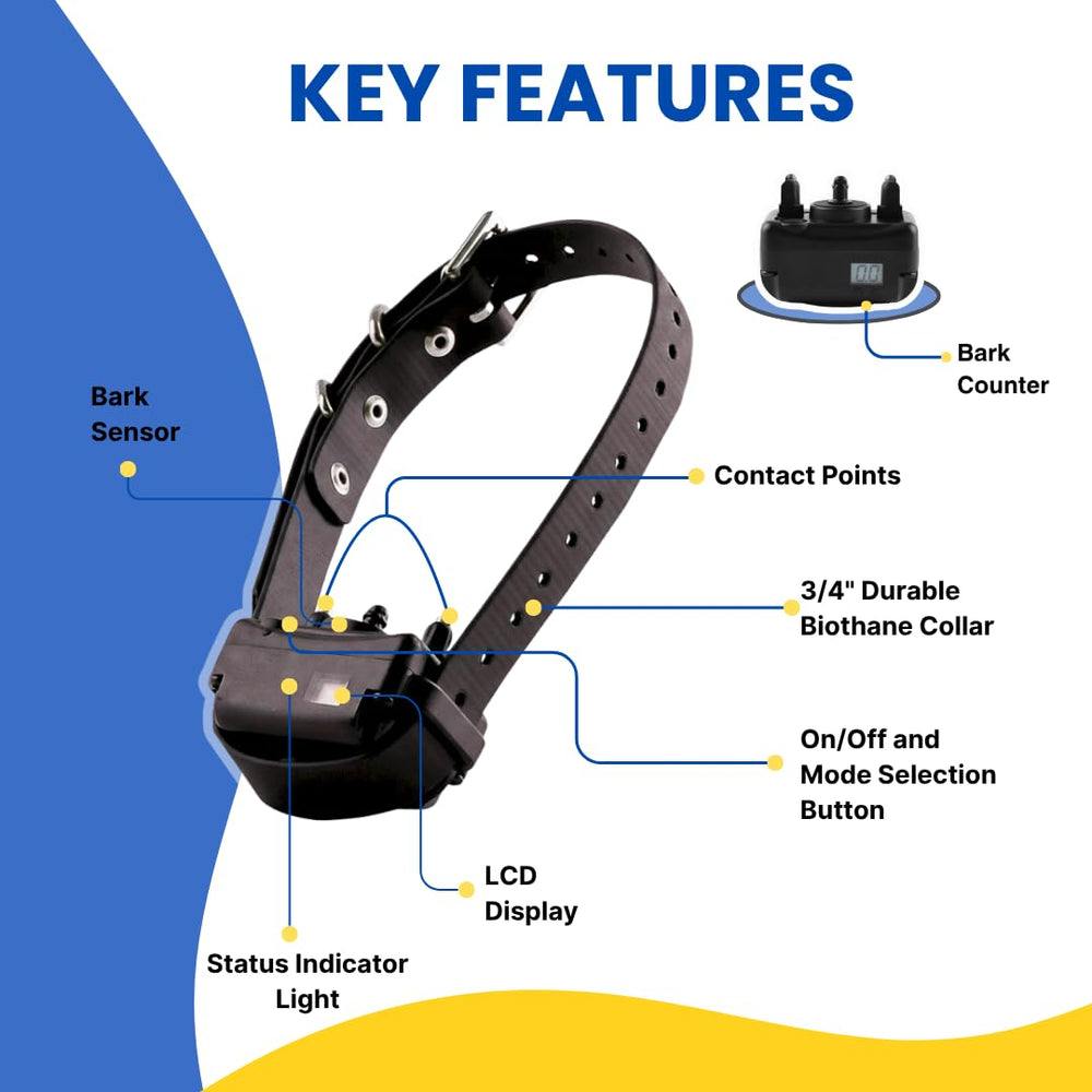 Educator BP-504 included accessories: charger and training clicker