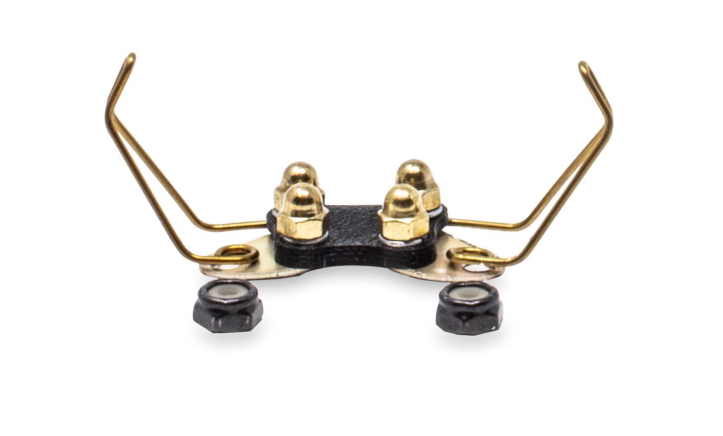 Educator CPAD-011 winged brass contact pad close-up for long-haired dogs.