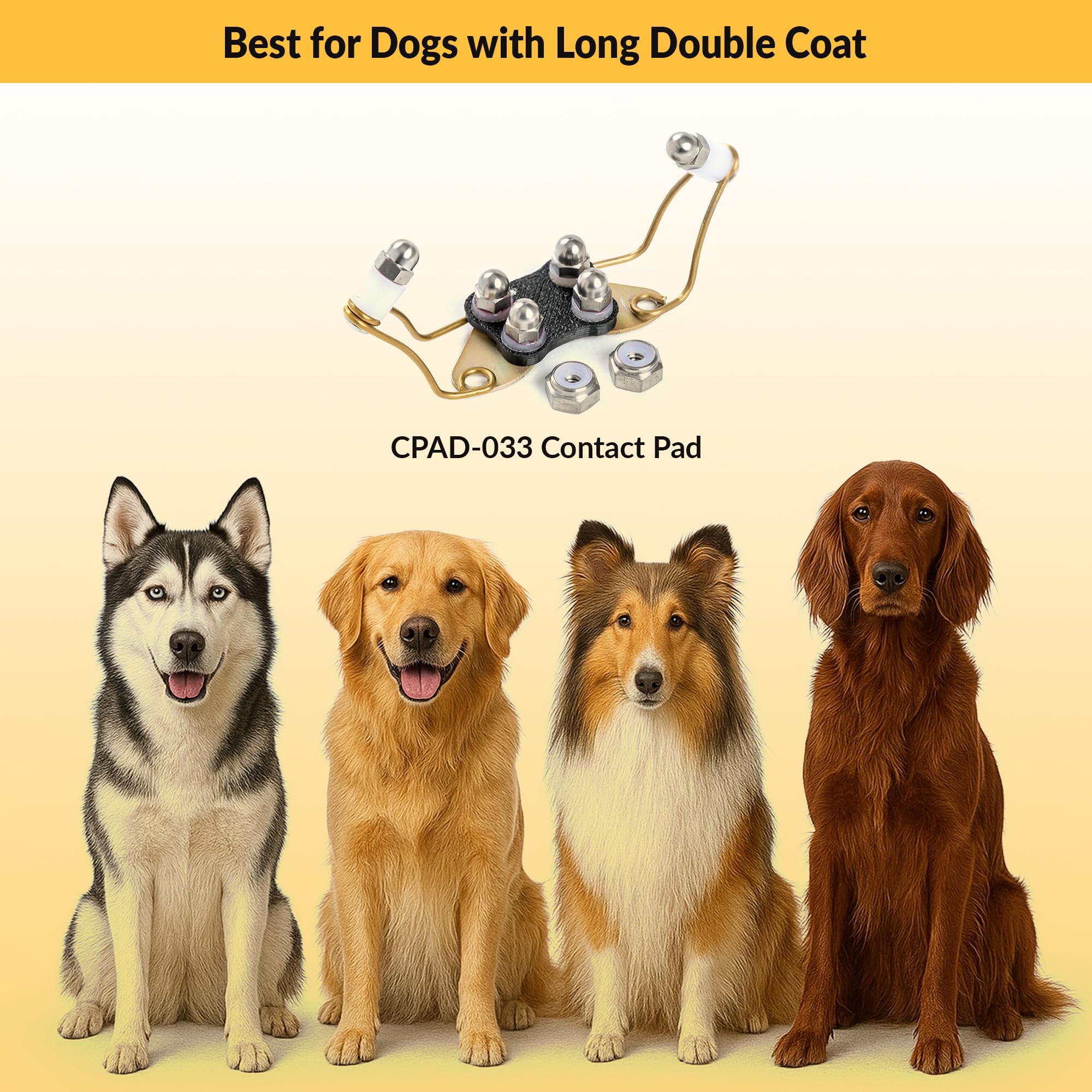 CPAD-033 fits RX-090, RX-120, and RX-1000 receivers for Educator collars