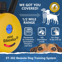 Educator ET-302 dog collars set ready for daily multi-dog training.