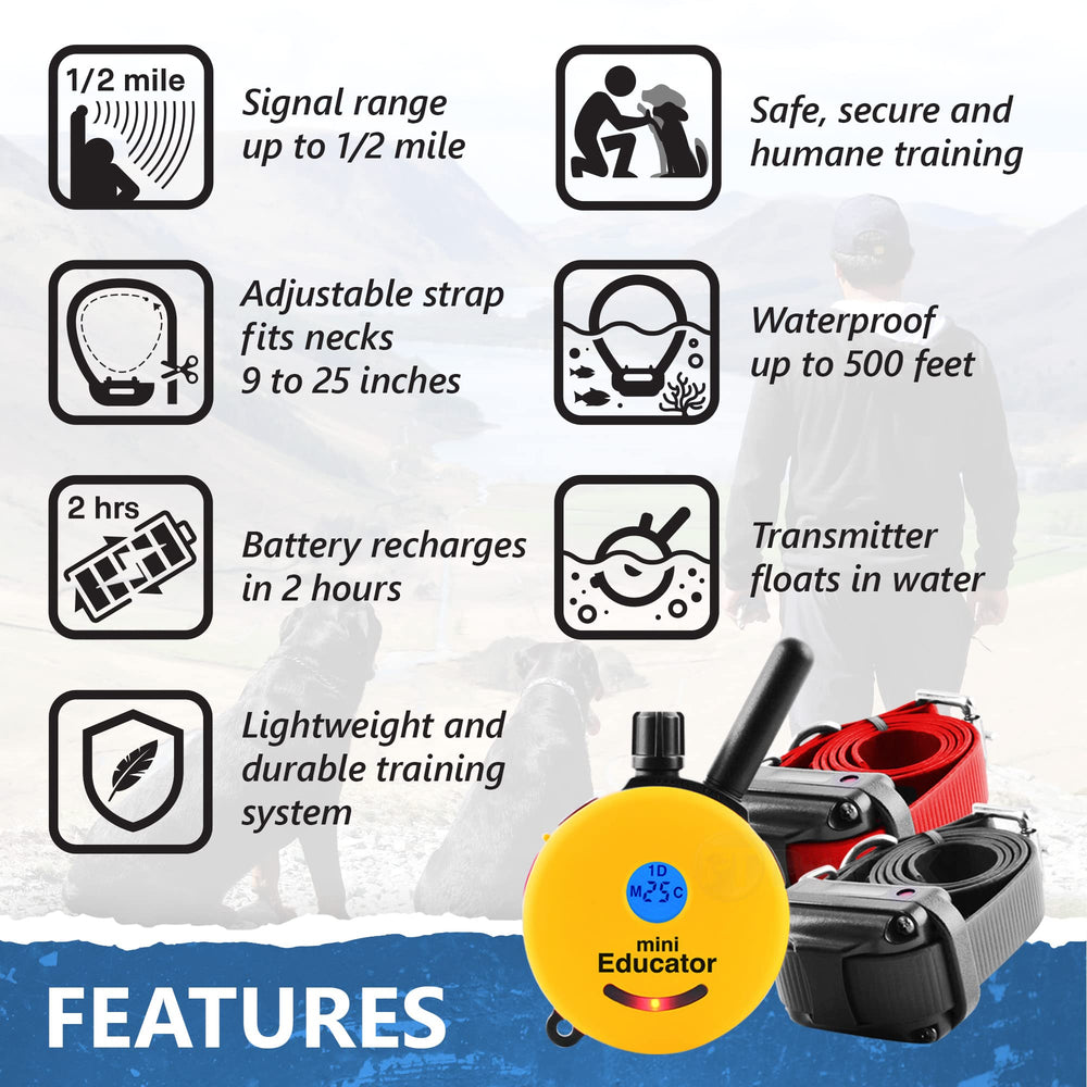 Educator ET-302 remote control for precise command delivery and easy tuning.