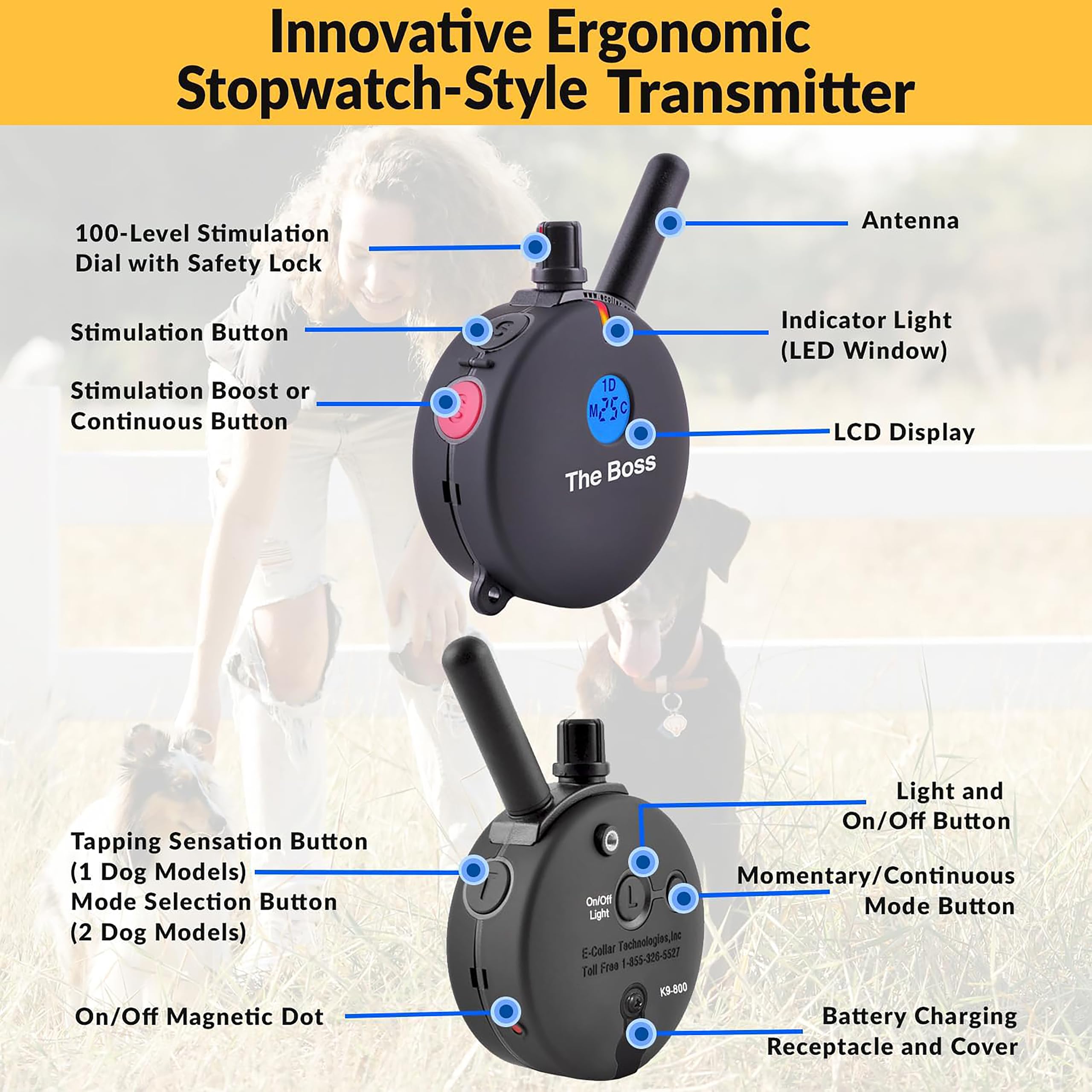 Educator ET-800 night-light aids nighttime visibility during training