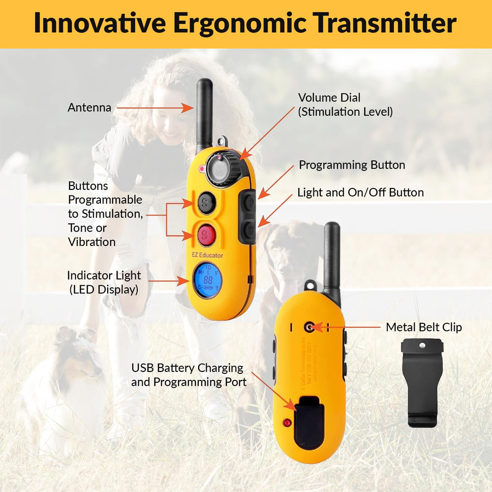 Educator EZ-900 256-level stimulation for customizable training sessions.