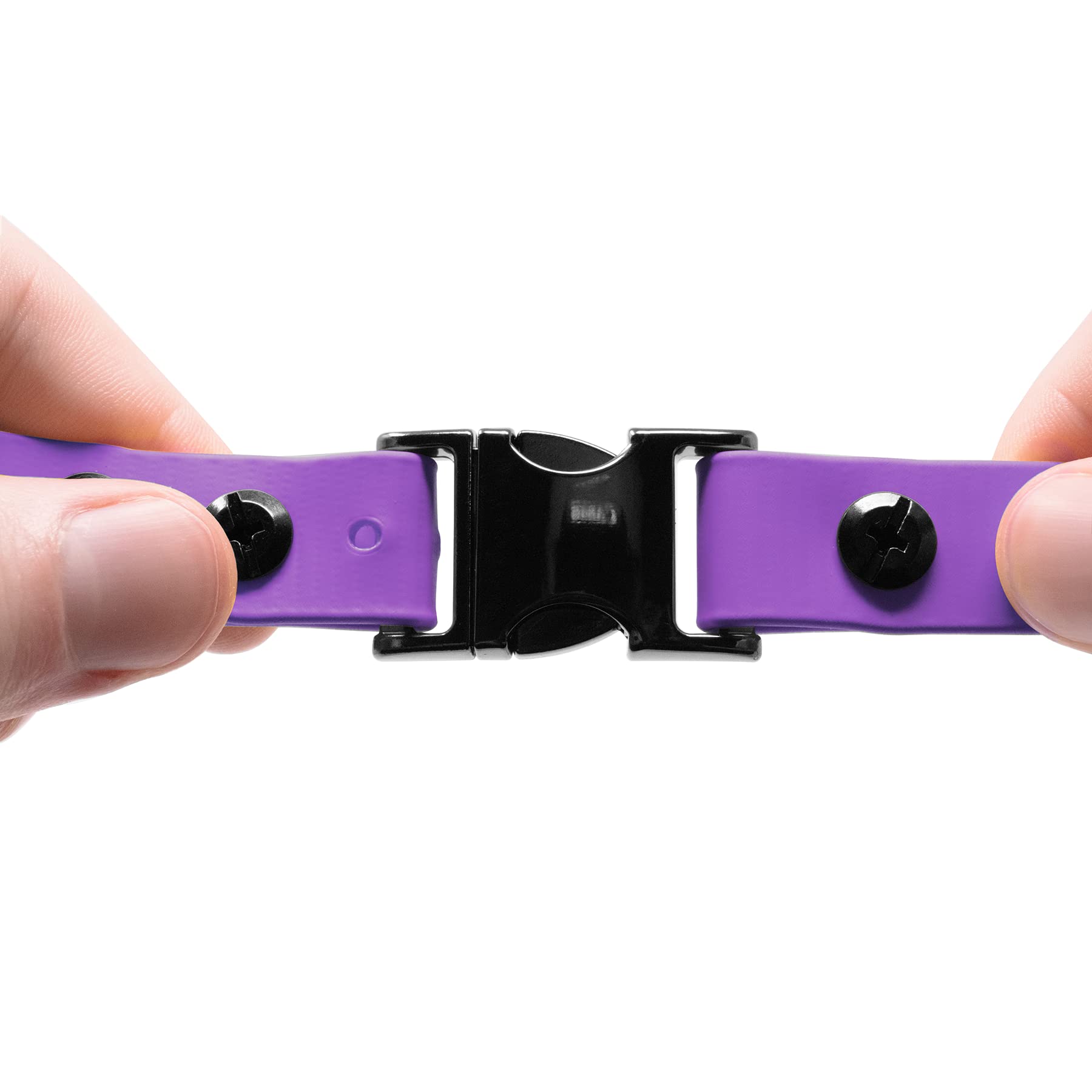 Educator metal snap clasp and D-ring ready for ID tag attachment