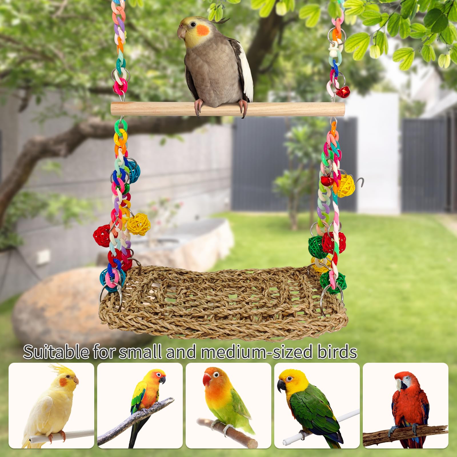 Eeaivnm adjustable hooks for cages simplify installation.