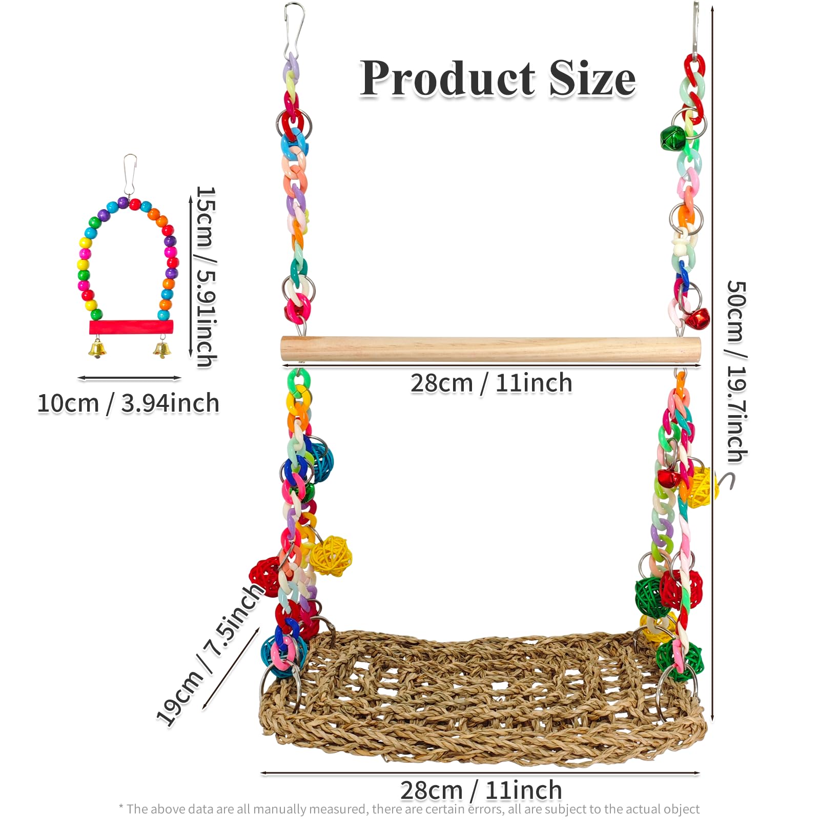 Eeaivnm multi-bird friendly hammock withstands active groups.