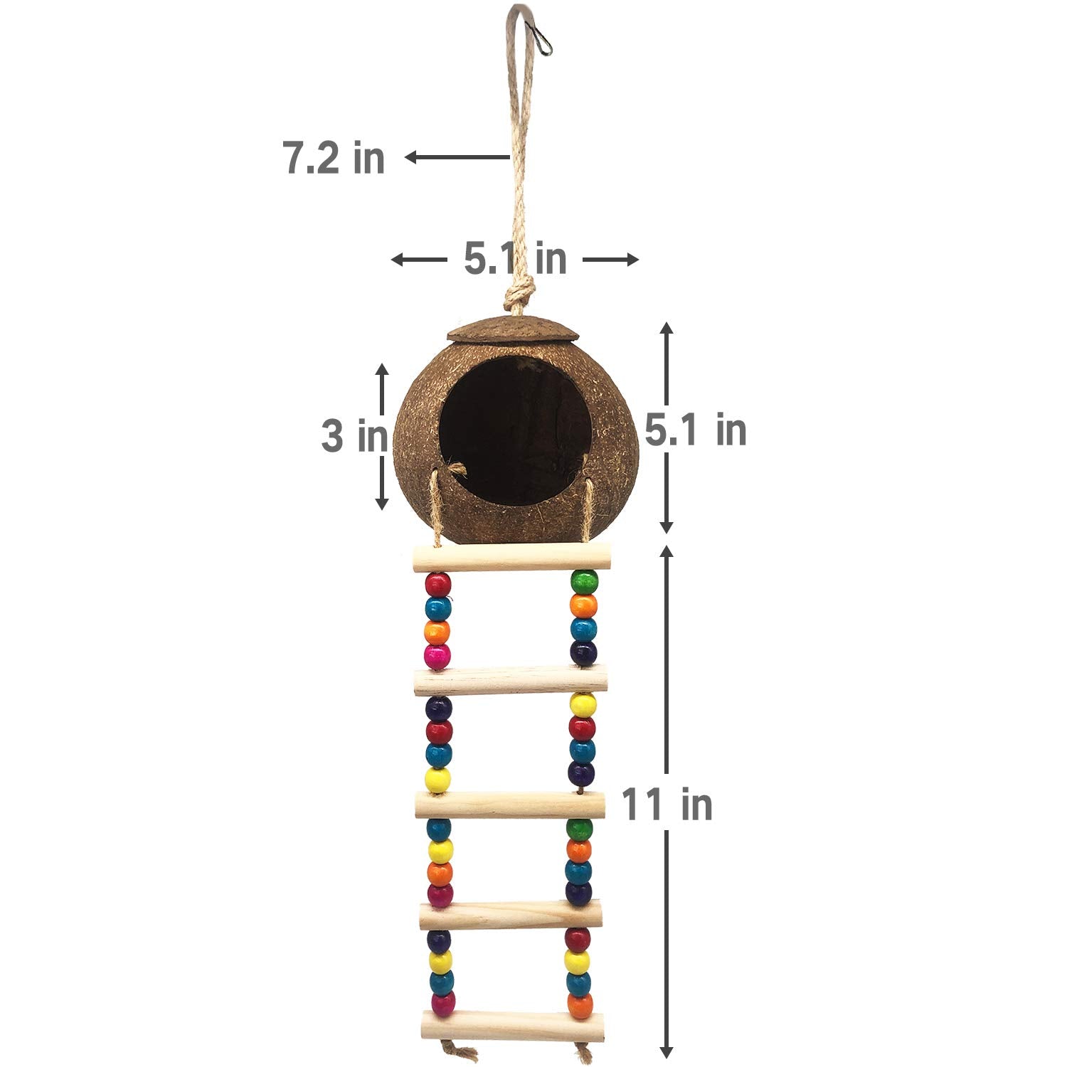 EEAIVNM quick-link attachment to cage enables easy, secure hanging
