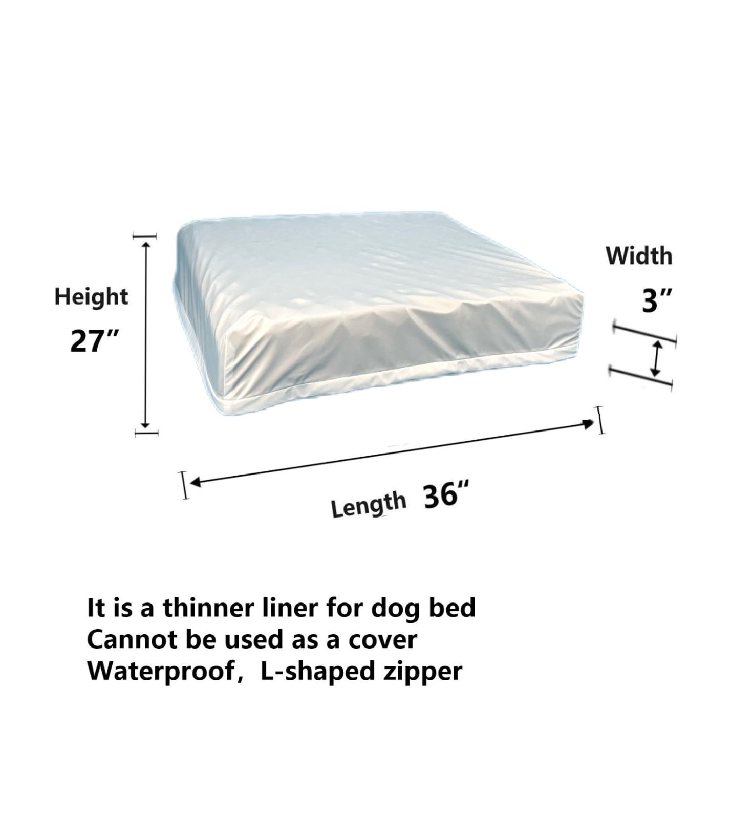 Machine washable EechicSpace dog bed liner for effortless care.