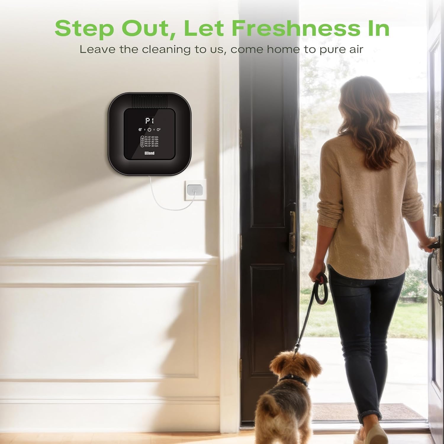 EEeland USB-powered purifier with five modes for versatile spaces