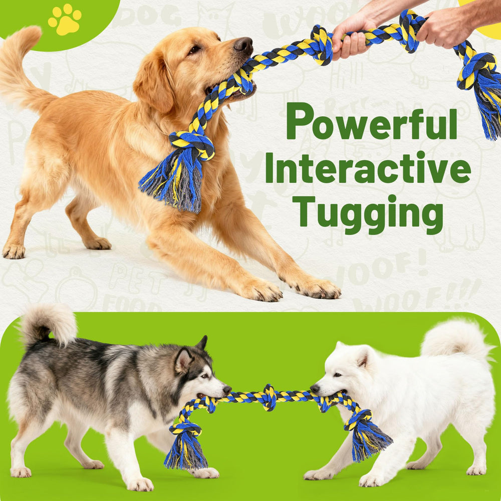 Multi-style rope toy set for interactive games and indoor outdoor bonding