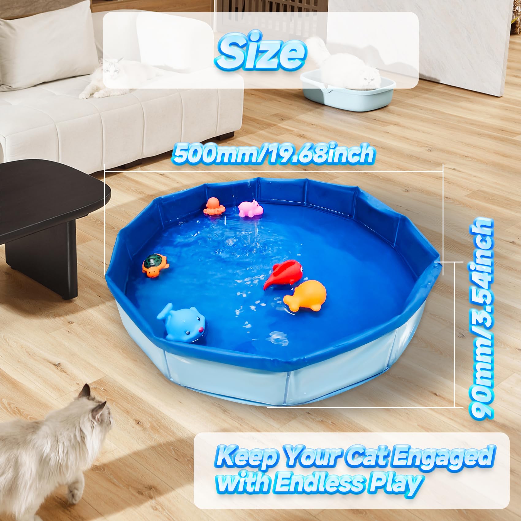Eelexa adjustable water flow tailors play style for each cat.