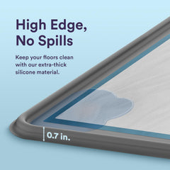 Easy-clean coating simplifies wipe-down after accidents.