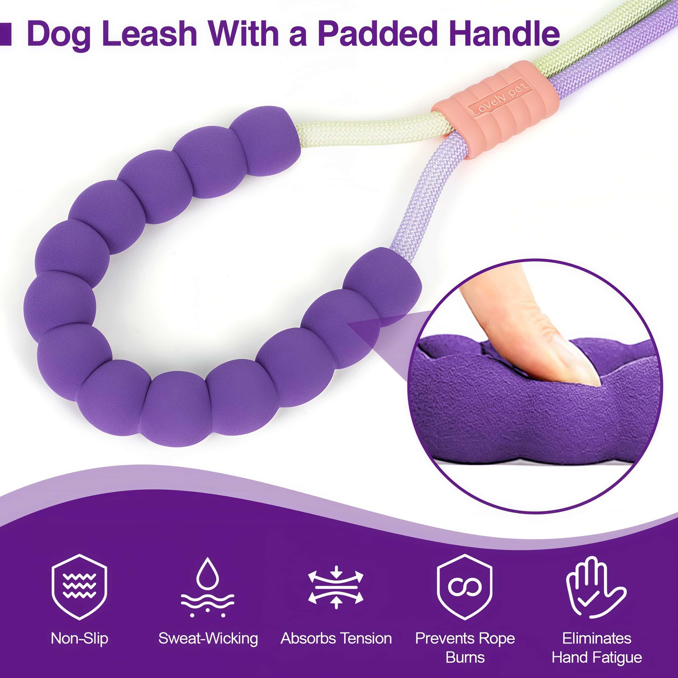 EffiBrill dual-handle leash worn as crossbody or waist belt