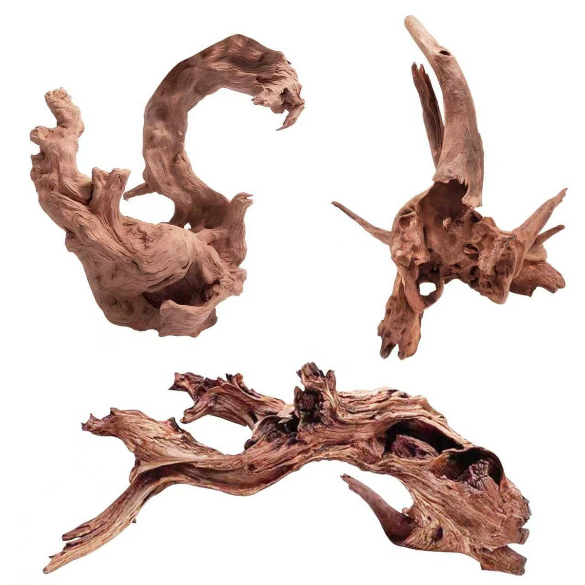 Effieler natural driftwood branch for aquascaping in freshwater tanks, enhances natural look