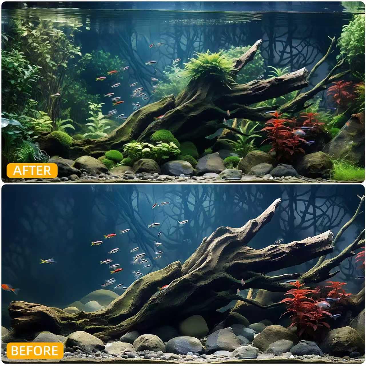 Effieler driftwood branches for terrariums and tanks, safe for pets