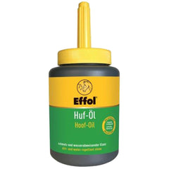 Effol Hoof-Oil tin with brush for easy application and quick absorption.