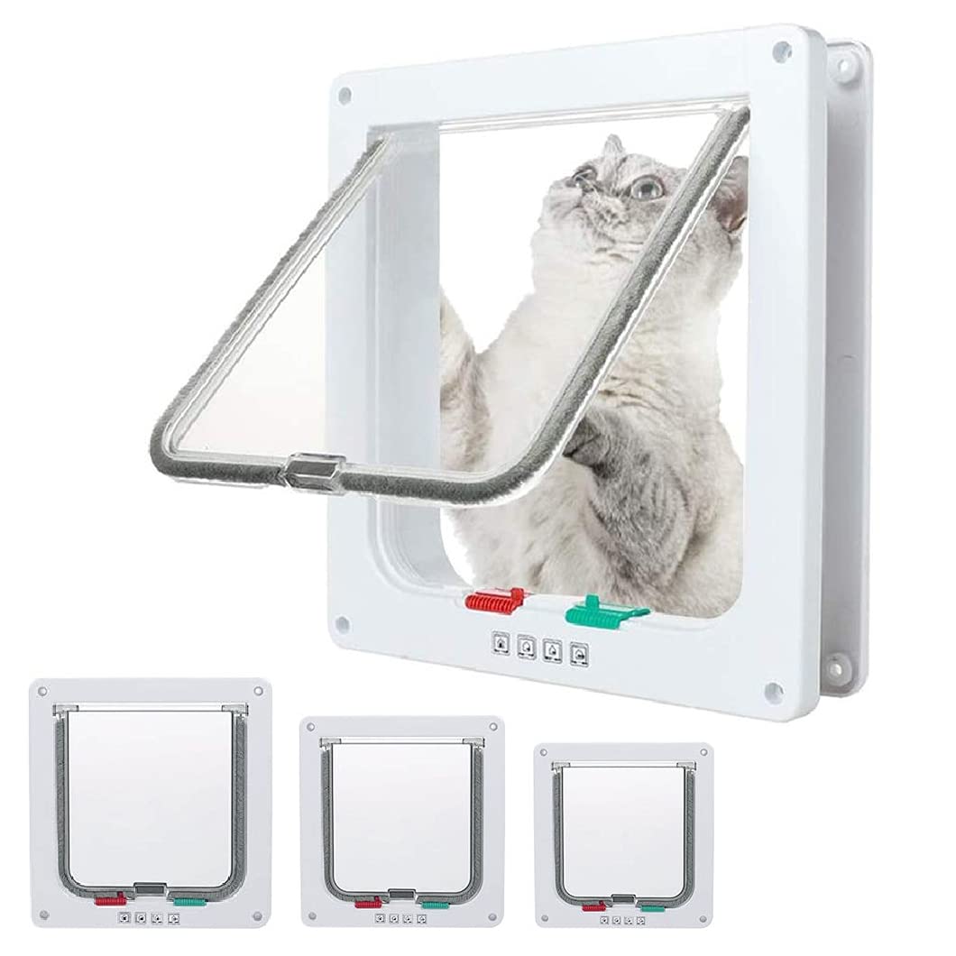 EGETOTA cat door flap outer 11x9.8 inches for exterior doors with weatherproof design