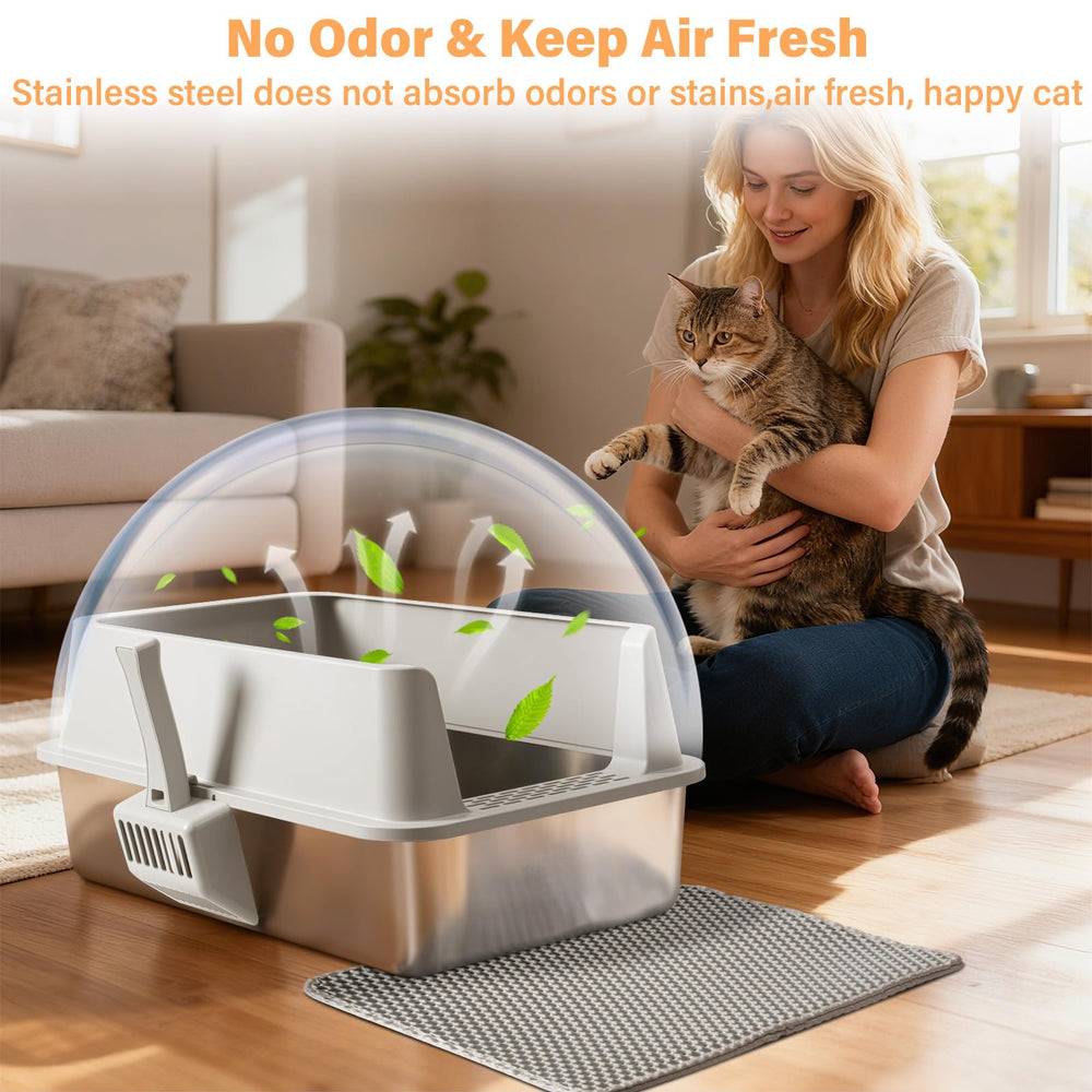 EGMEHOAD odor-control stainless steel resists odors over time