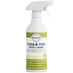EGOFLEX Flea Spray bottle ready for home and pet protection.