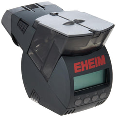 EHEIM Twin Automatic Feeder with battery-powered operation and dual chambers for varied feeding.