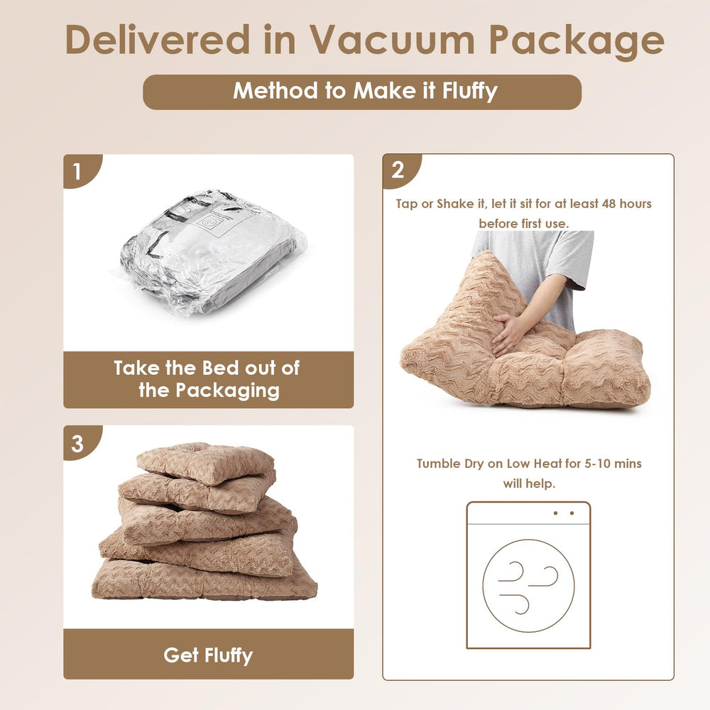 EHEYCIGA 3D faux fur soft side provides winter warmth and relaxation.
