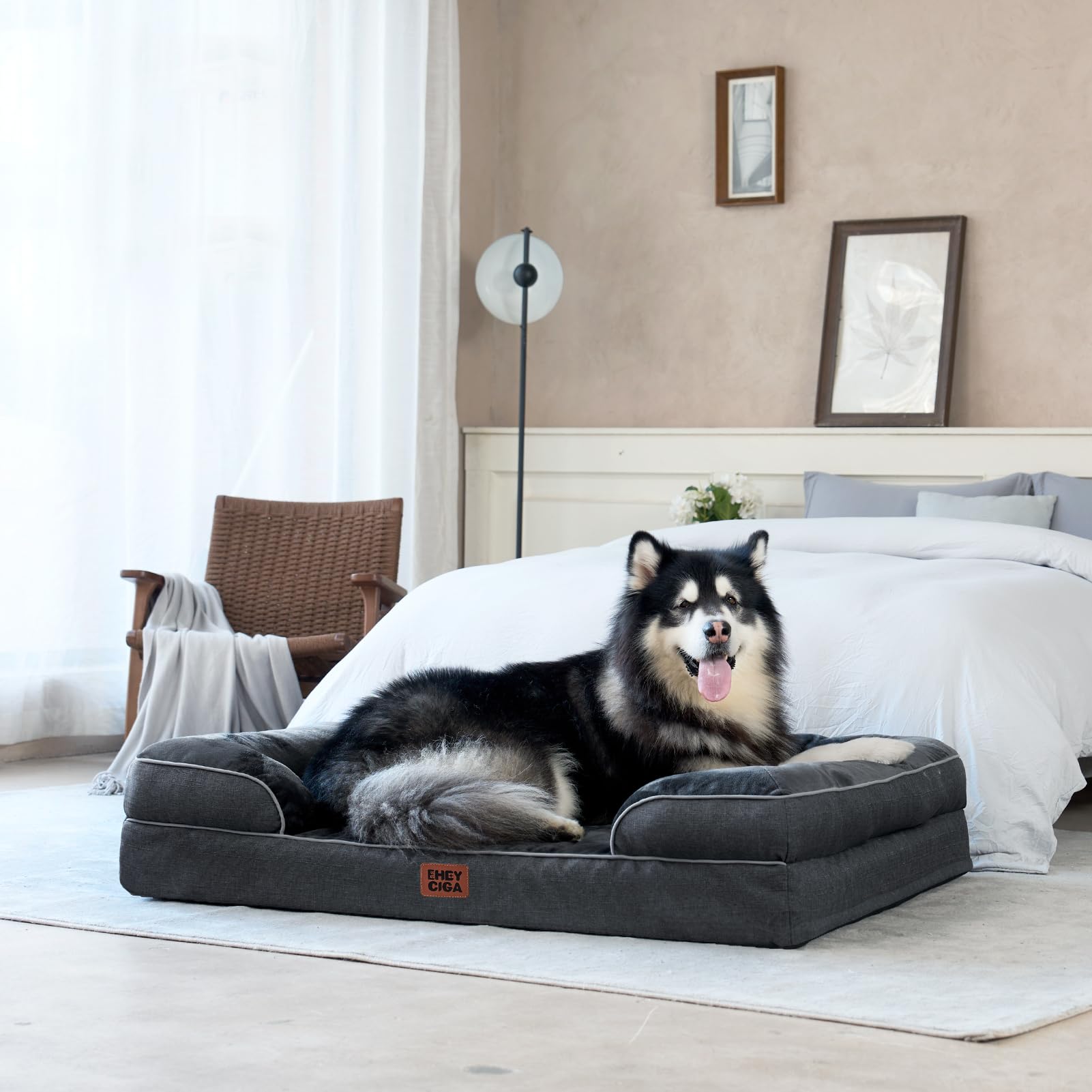 Bed expands fully within 24-48 hours after unpacking.