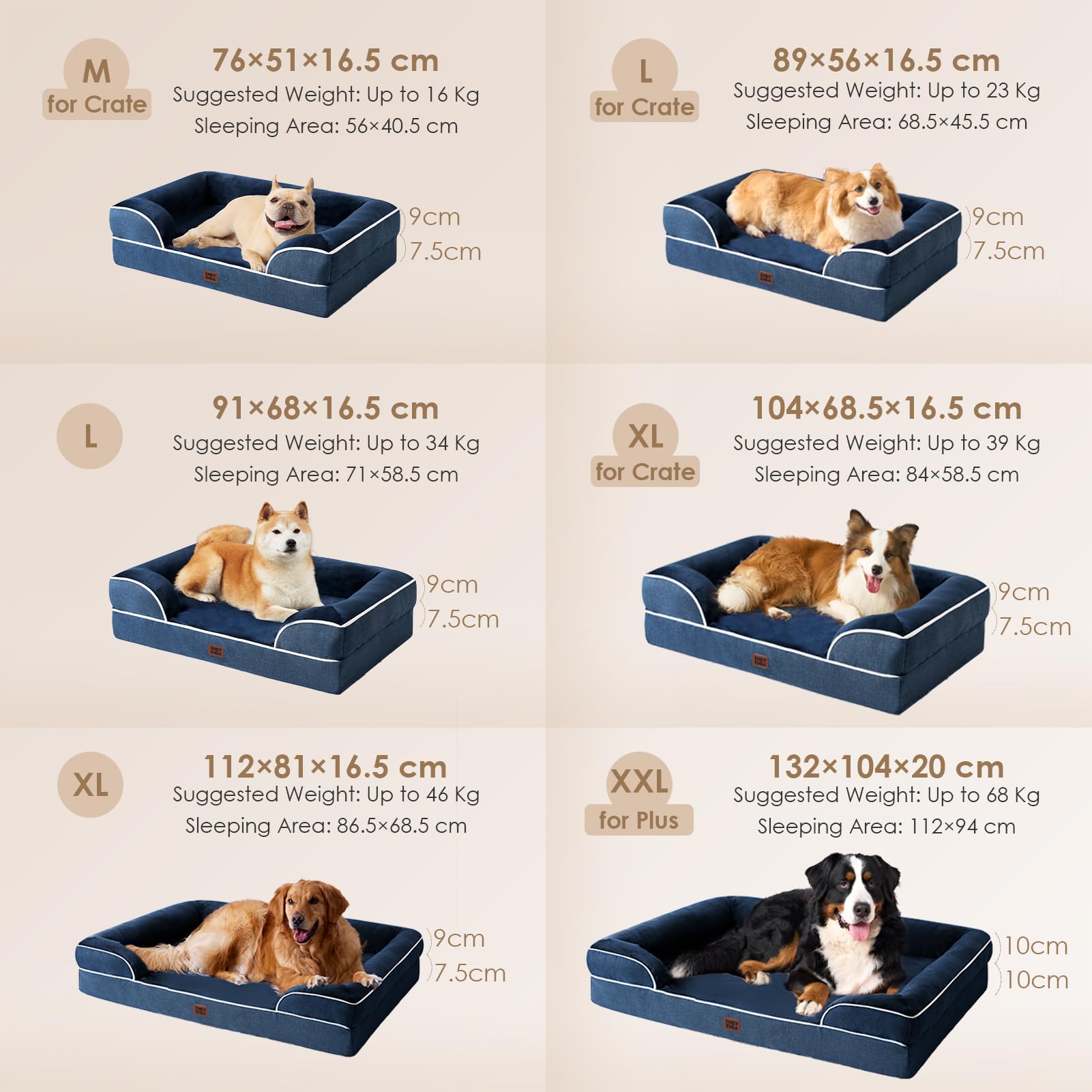 EHEYCIGA bed removable washable cover enables easy cleaning.