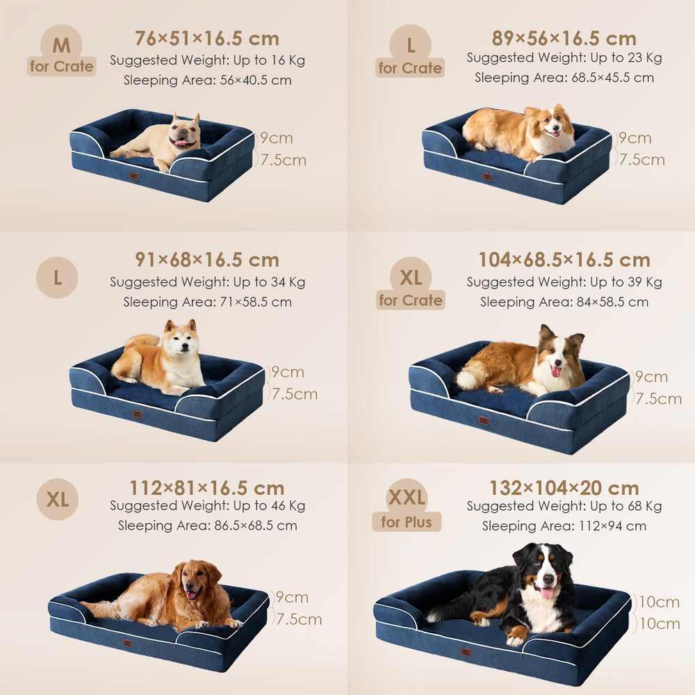EHEYCIGA bed removable washable cover enables easy cleaning.