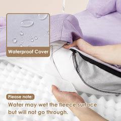 EHEYCIGA four-sided bolster offers neck and head support.