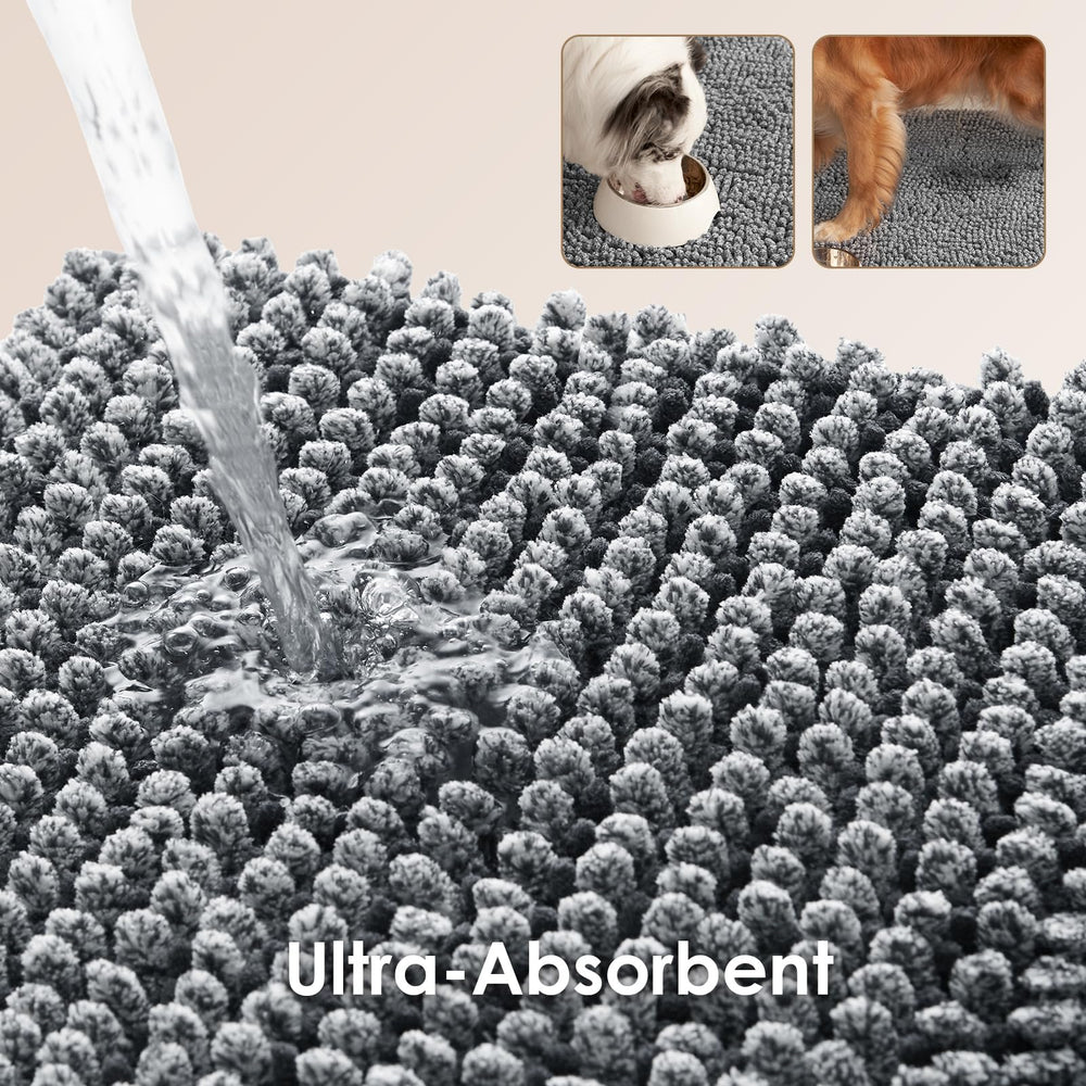 EHEYCIGA chenille dog mat offers soft, durable comfort