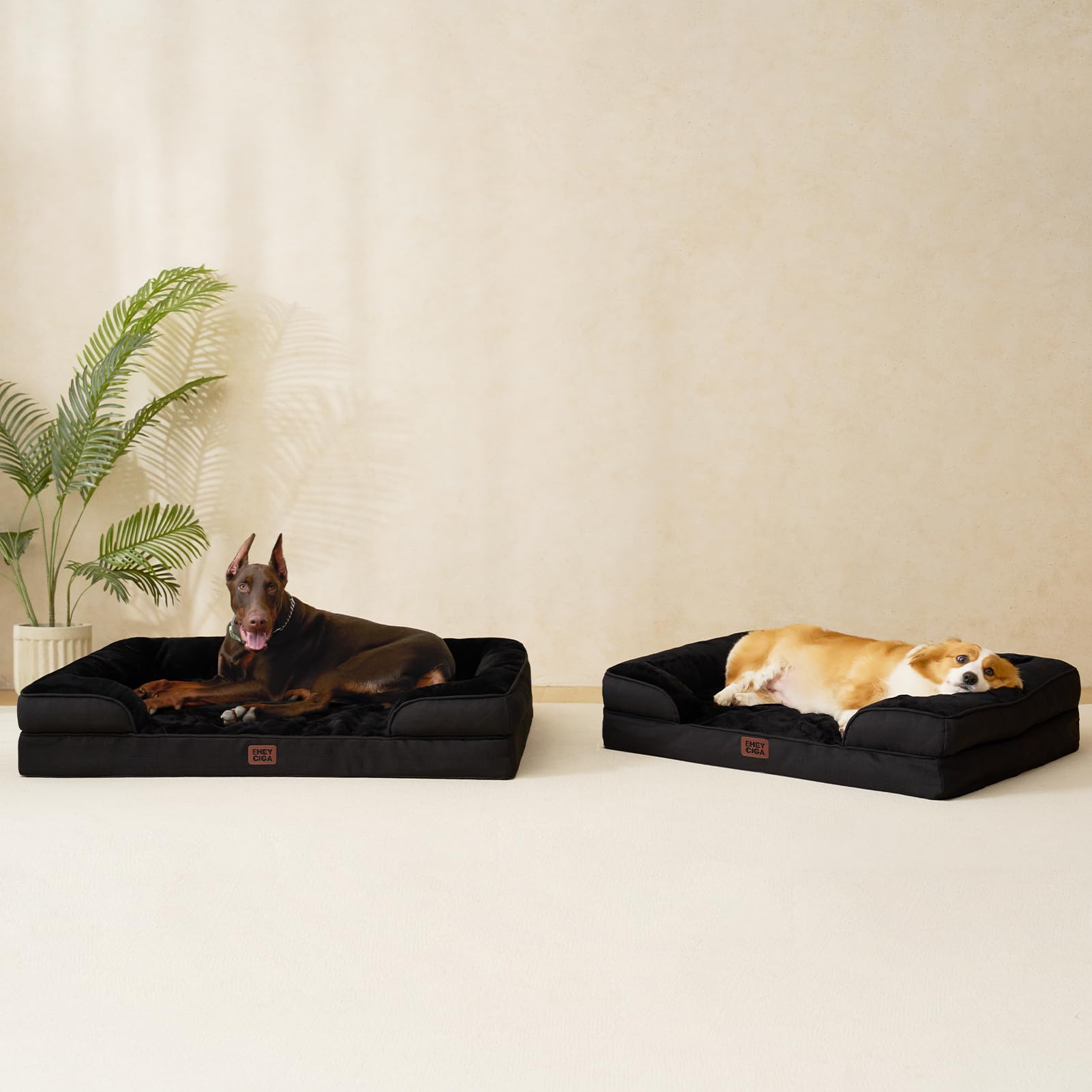 EHEYCIGA cozy fleece surface invites restful sleep