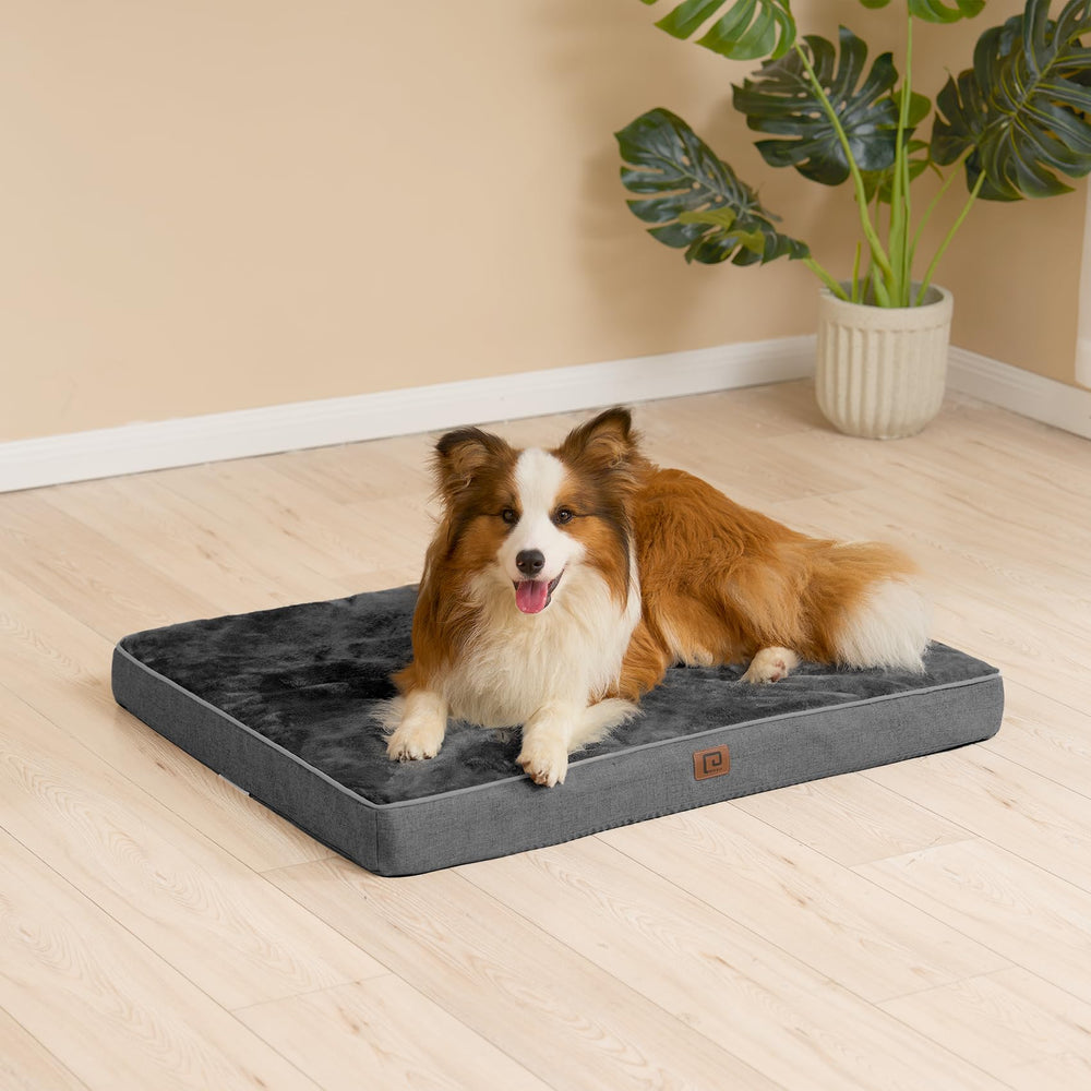 EHEYCIGA crate-friendly bed designed to fit crates securely
