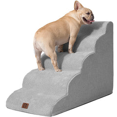 EHEYCIGA curved dog stairs edge-fit for a high bed, enhancing safe climbs