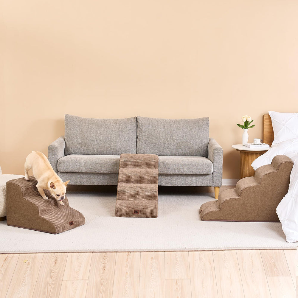 EHEYCIGA in-use on sofa demonstrates easy pet access.