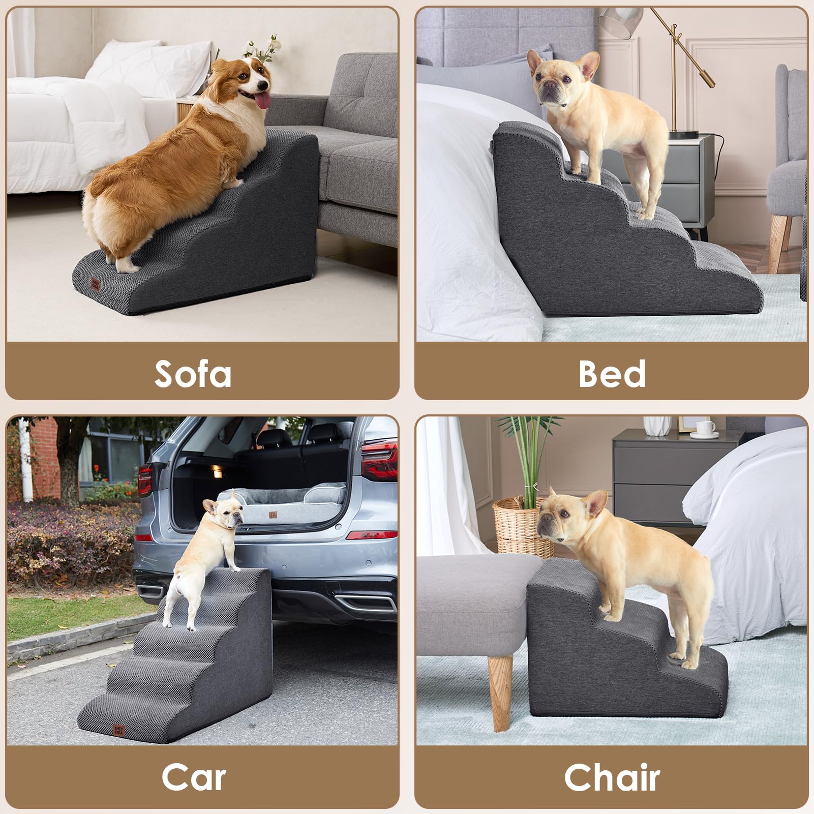 EHEYCIGA stairs on couch enabling convenient pet access