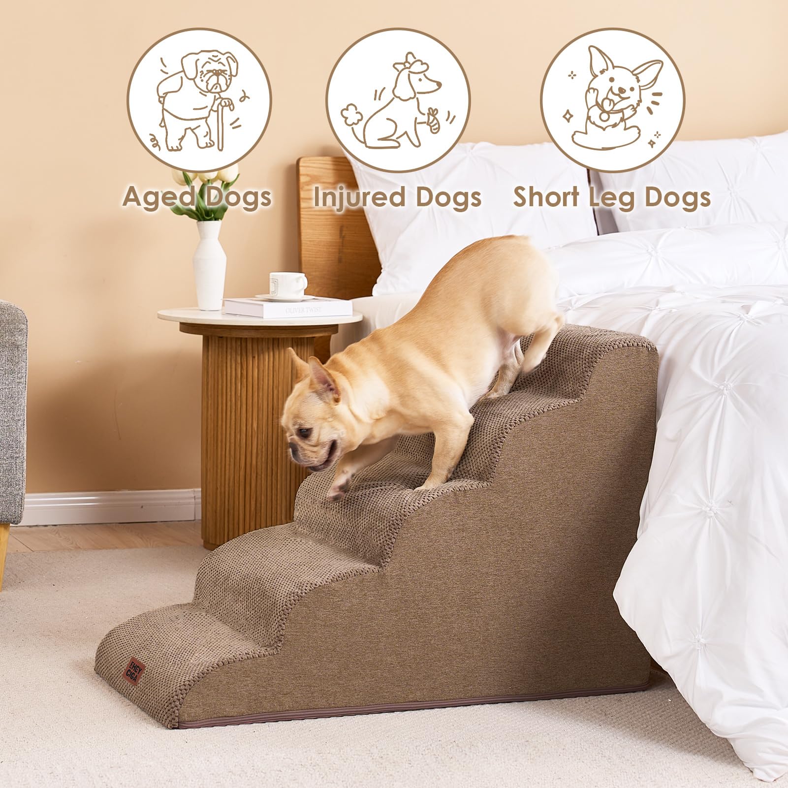 EHEYCIGA removable cover is washable for quick cleaning.