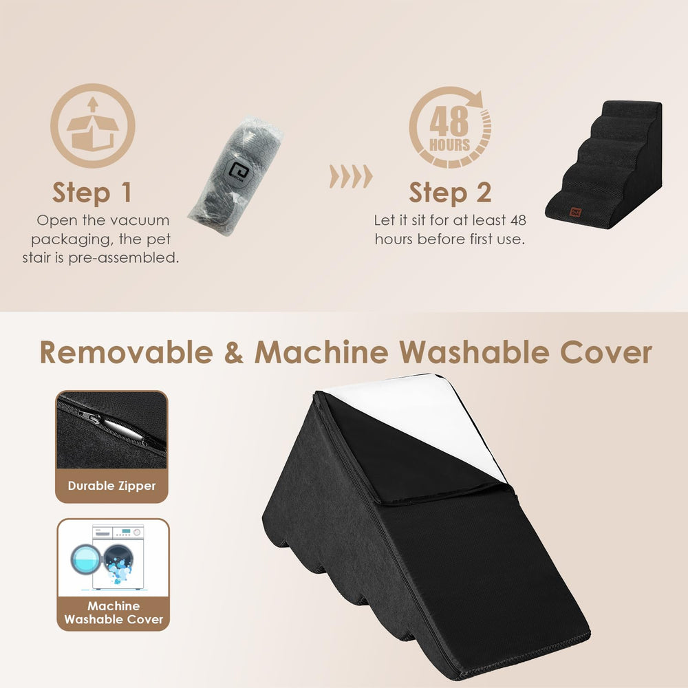 EHEYCIGA washable cover option keeps stairs hygienic and fresh