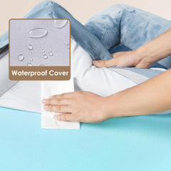 EHEYCIGA bed with egg-crate foam for pressure relief.