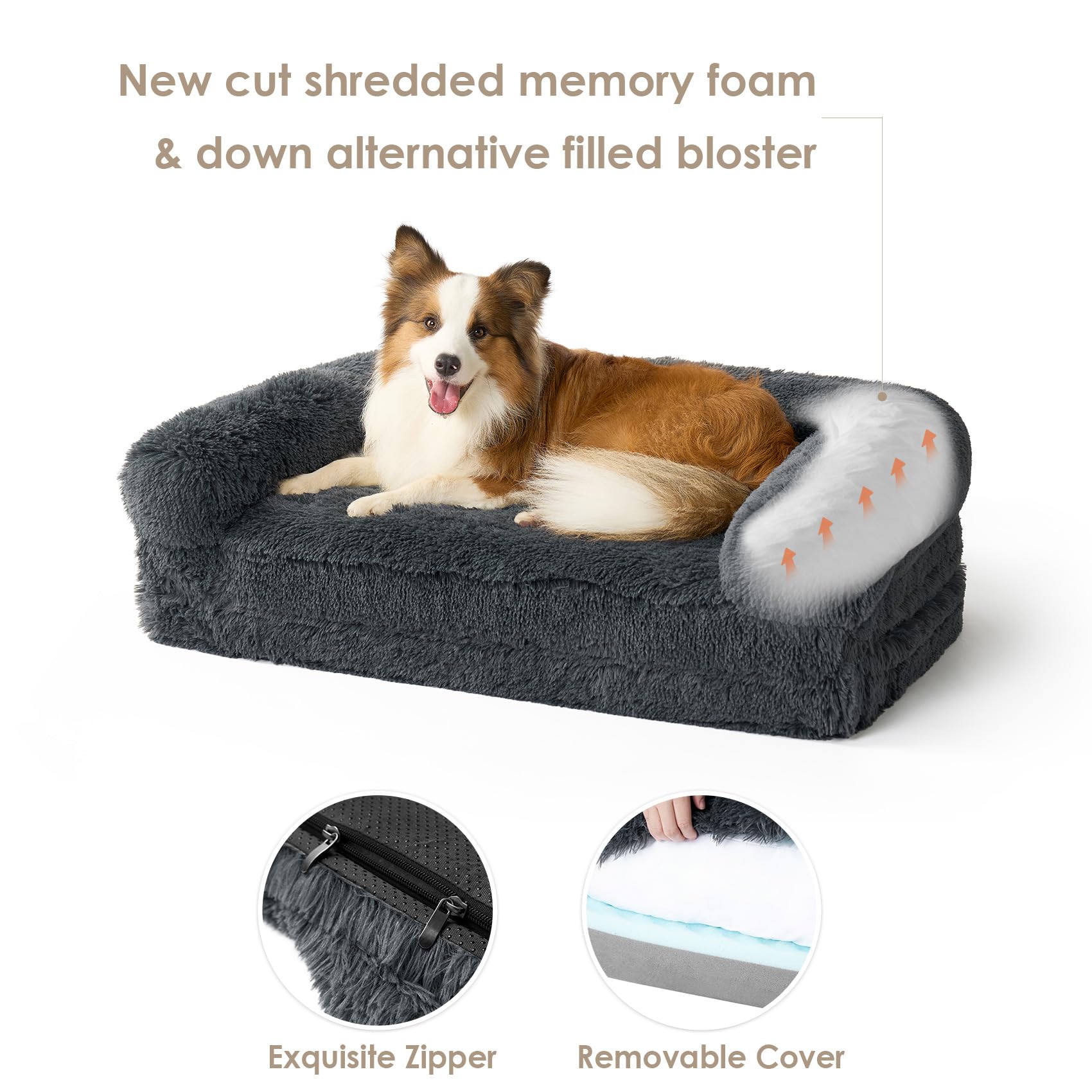 EHEYCIGA oversized design suits large breeds and shared spaces