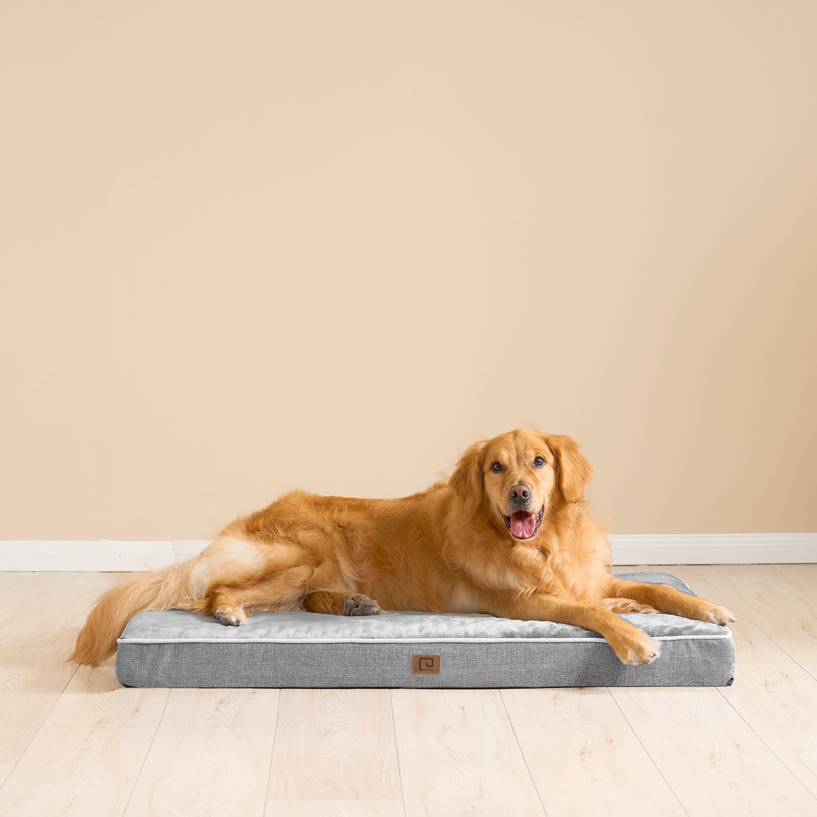 EHEYCIGA dog bed grey color complements modern home decor